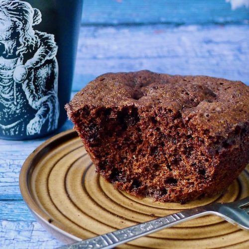 Mokka mug cake, koolhydraatarm en glutenvrij recept - lekker genieten begint bij Con-serveert.nl