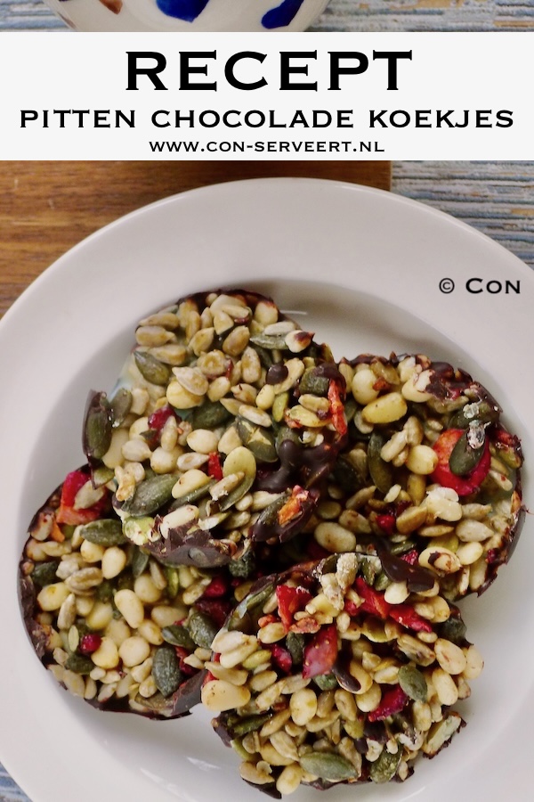 Pitten chocolade koekjes, koolhydraatarm en glutenvrij recept - koolhydraatbewust genieten begint bij con-serveert.nl